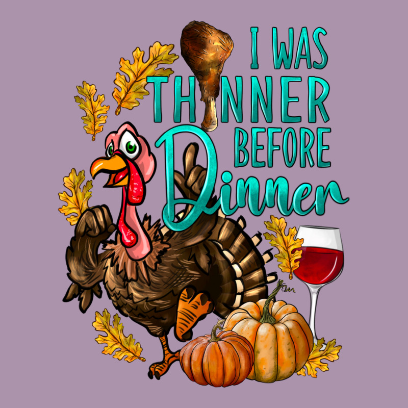 I Was Thinner Before Dinner Turkey Thanksgiving Heavyweight Hoodie by LillyAllenDesigns | Teevron