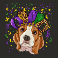 Mardi Gras Beagle Heavy Core Tee | Teevron