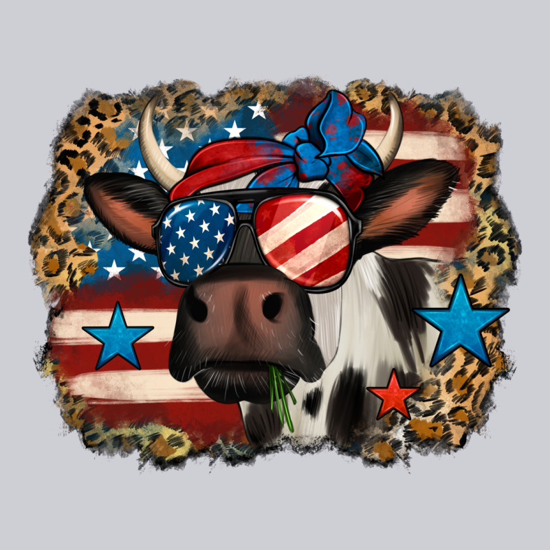 4th Of July Cow Heavyweight Sweatshirt by Jasminsmagicworld | Teevron