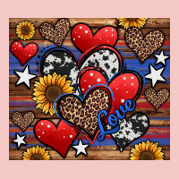 4th Of July American Hearts Urban Heavy Tee | Teevron