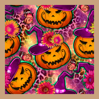 Halloween Witchy Pumpkin Seamless Pattern Vintage Tee | Teevron