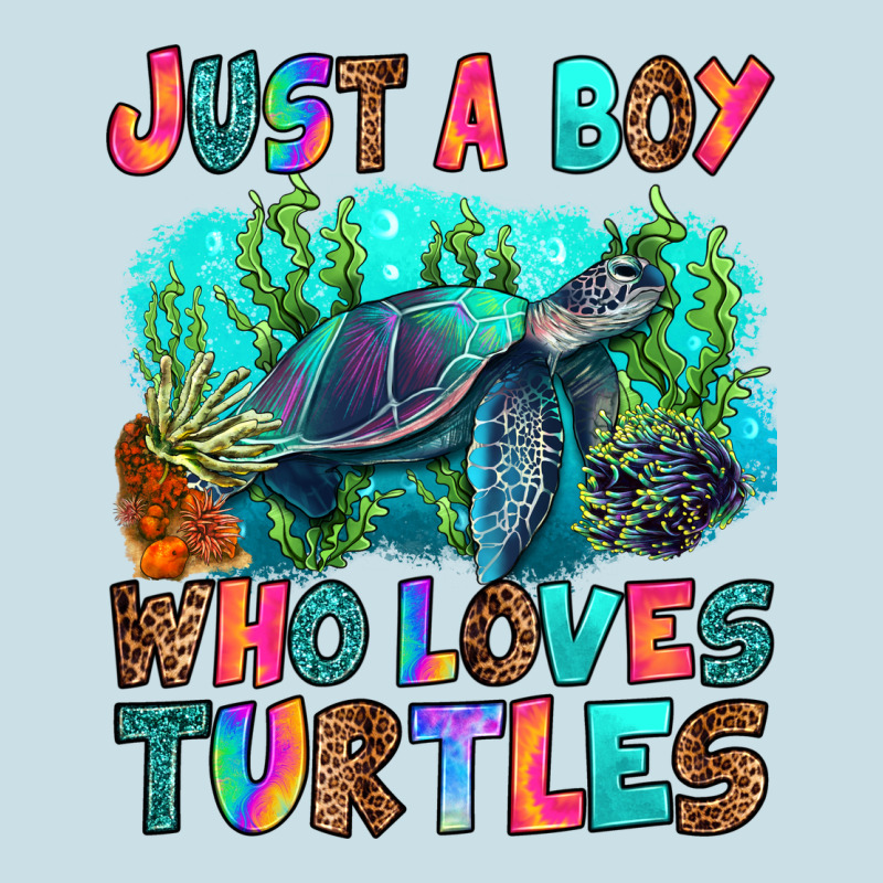 Just A Boy Who Loves Turtles Ladies Tee by RanaPortraitStore | Teevron