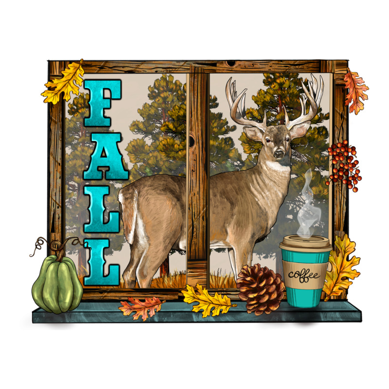 White Tailed Buck Fall Heavyweight Hoodie by LillyAllenDesigns | Teevron