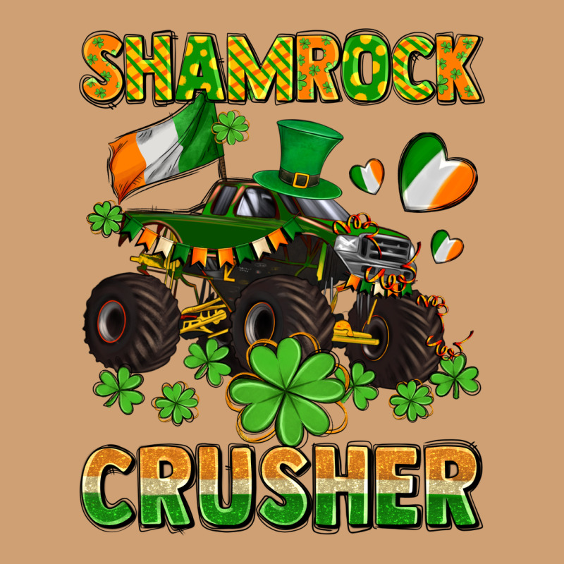 Shamrocks Crusher Monster Truck With Shamrocks Vintage Tee by AdoDesignShop | Teevron