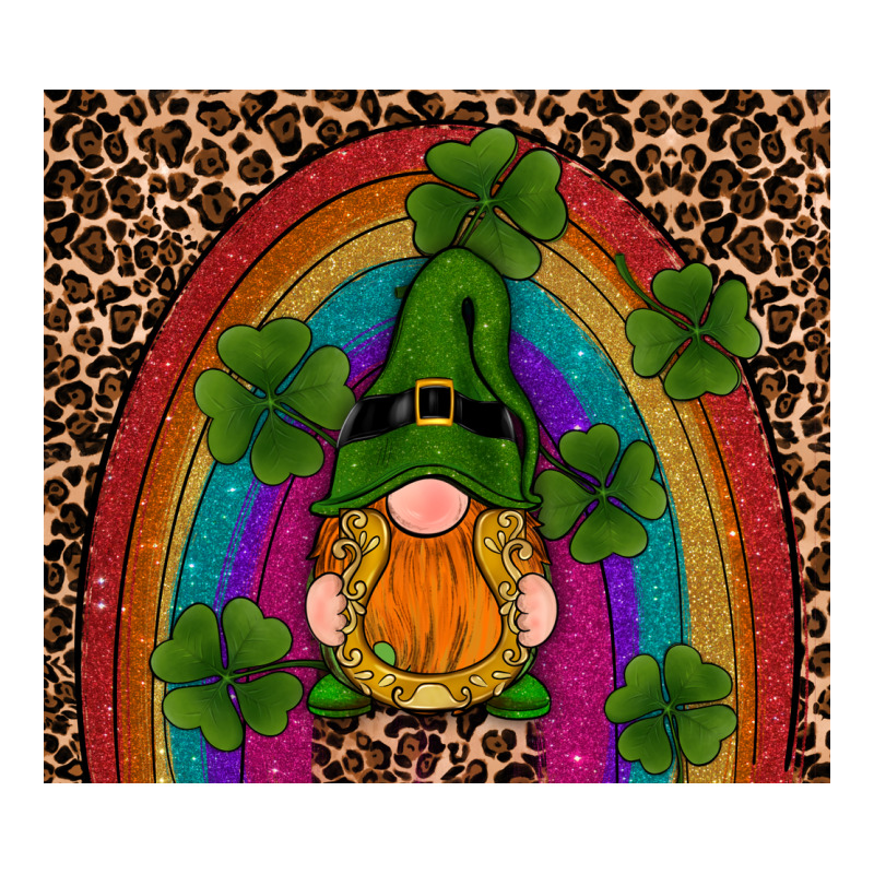 St Patricks Day Gnomes Shamrock Rainwow Premium Tee by RanaPortraitStore | Teevron