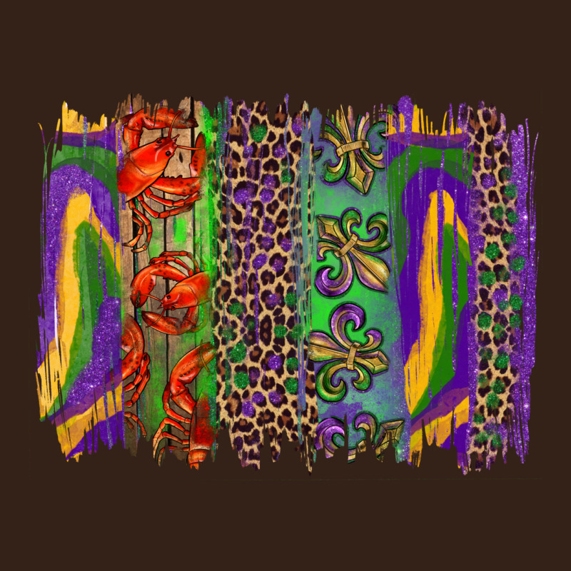 Mardi Gras Brushstrokes Heavy Core Tee by RanaPortraitStore | Teevron