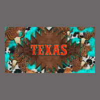 Western Texas And Bullskulls With Turquoise And Leopard Licanse Plate Classic Tee | Teevron