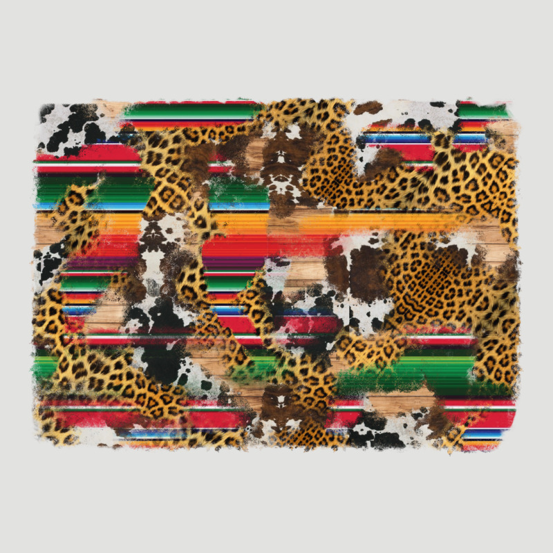 Western Serape Cowhide And Leopard Background Classic Tee by Artiststas | Teevron