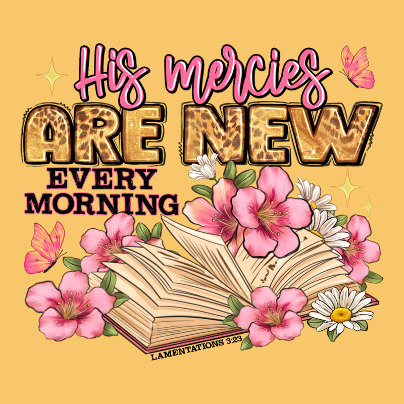 His Mercies Are New Every Morning Lamentations 3 2 Vintage Hoodie by JahusDesignShop | Teevron