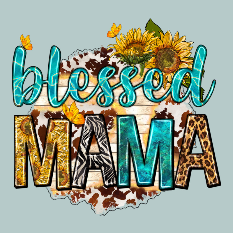 Blessed Mama With Sunflowers Heavy Core Tee by texasbilliewilder | Teevron