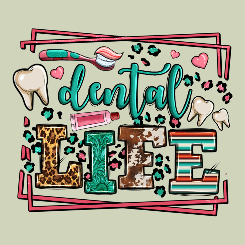 Dental Life Leopard Frame Heavyweight Hoodie by LillyAllenDesigns | Teevron