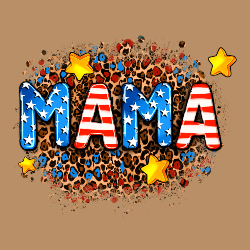 Usa Mama  Leopard Background Vintage Hoodie by AdoDesignShop | Teevron