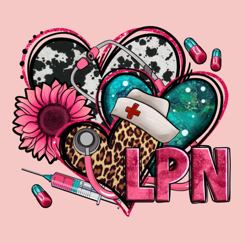Lpn Licensed Practical Nurse Hearts Urban Heavy Tee by Jasminsmagicworld | Teevron