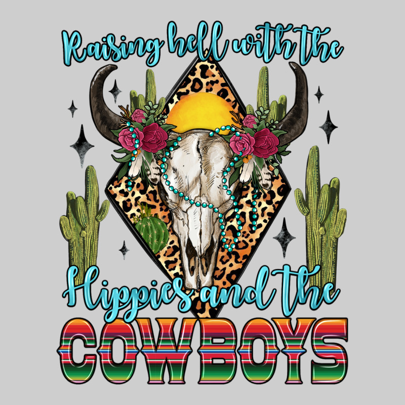 Raising Hell With The Hippies And The Cowboys Premium Tee by Zillion Design Studio | Teevron