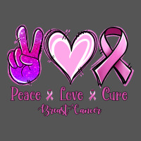 Peace Love Cure Breast Cancer Zipper Hoodie | Teevron