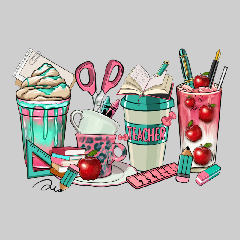 Teacher Coffee Cups Premium Tee by texasbilliewilder | Teevron