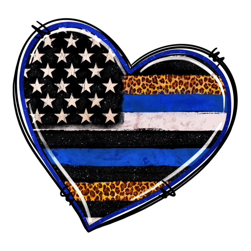 Police Heart Ladies Tee by RanaPortraitStore | Teevron