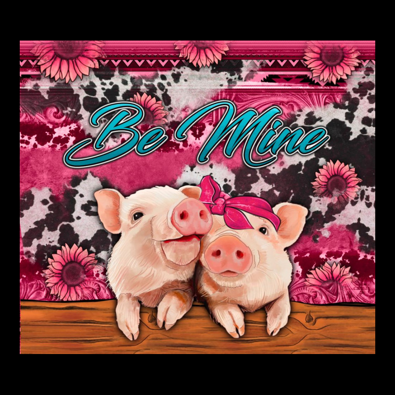 Be Mine Valentine's Day Pigs Long Sleeve Tee by Jasminsmagicworld | Teevron