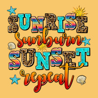 Sunrise Sunburn Sunset Repeat Vintage Hoodie | Teevron