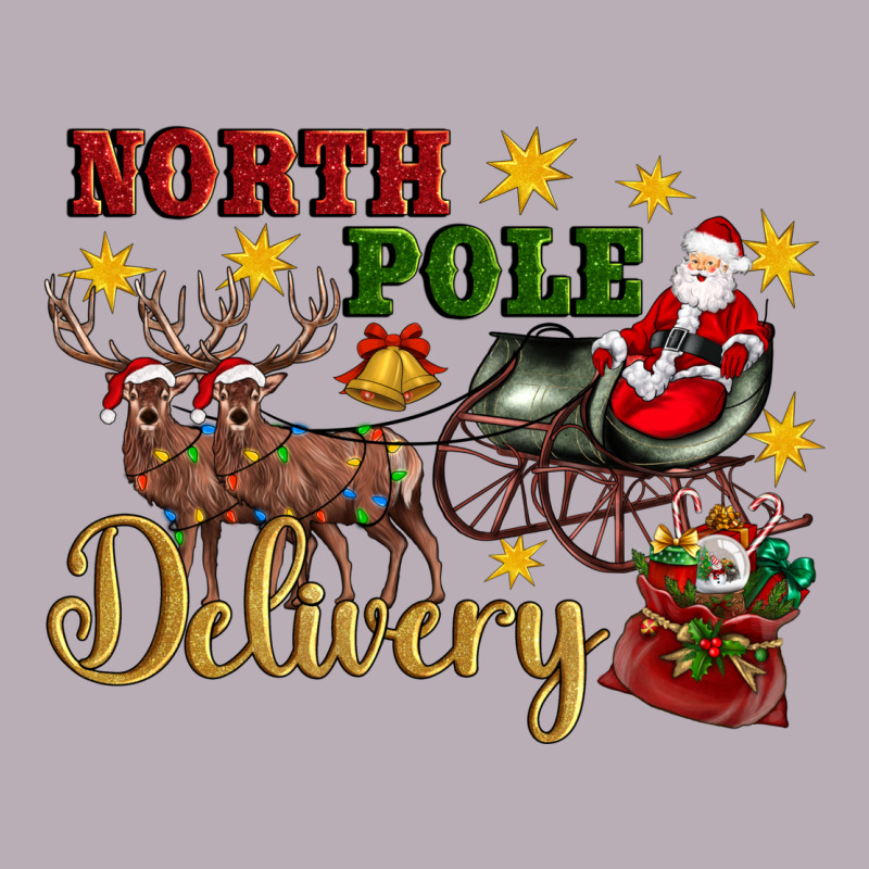 North Pole Delivery Santa Sleigh Vintage Tee by Artiststas | Teevron