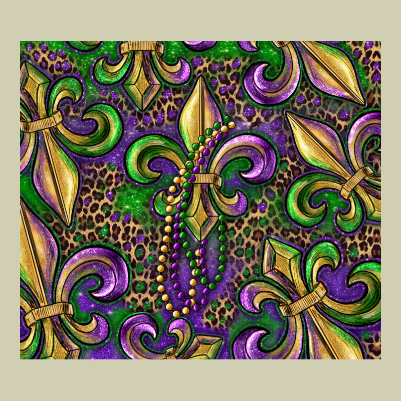 Mardi Gras Fleur De Lis Heavy Core Tee by RanaPortraitStore | Teevron