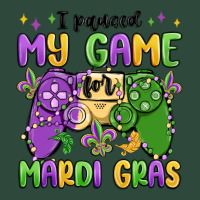 I Paused My Game For Mardi Gras Zipper Hoodie | Teevron