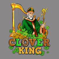 St Patricks Clover King  With Shamrocks Vintage Tee | Teevron