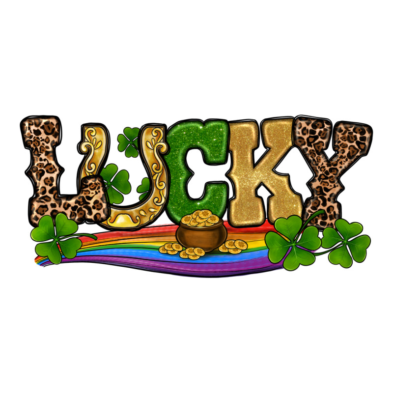 St Patricks Shamrock Gold With Rainbow Premium Tee by RanaPortraitStore | Teevron