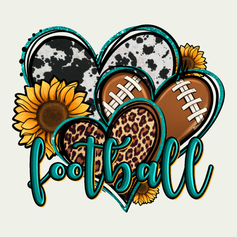 Football Hearts Urban Heavy Tee by Jasminsmagicworld | Teevron