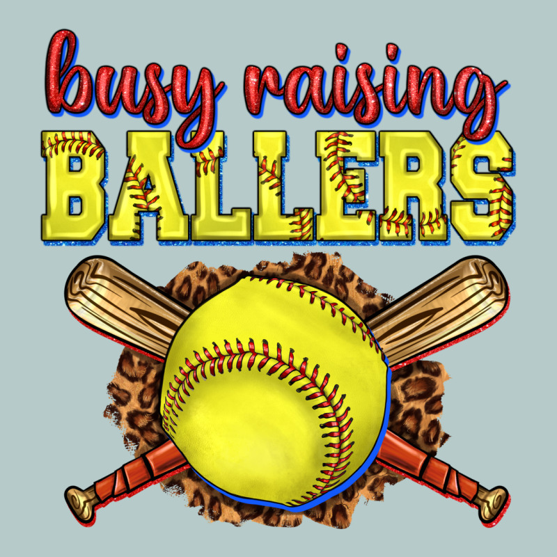 Busy Raising Ballers Softball Heavy Core Tee by texasbilliewilder | Teevron