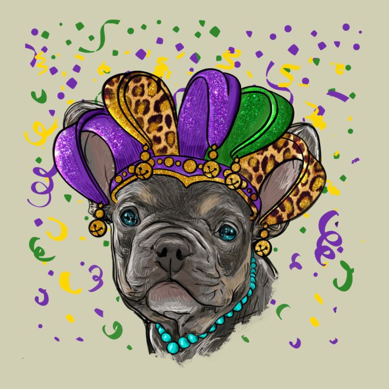 Mardi Gras French Bulldog Heavy Core Tee by RanaPortraitStore | Teevron