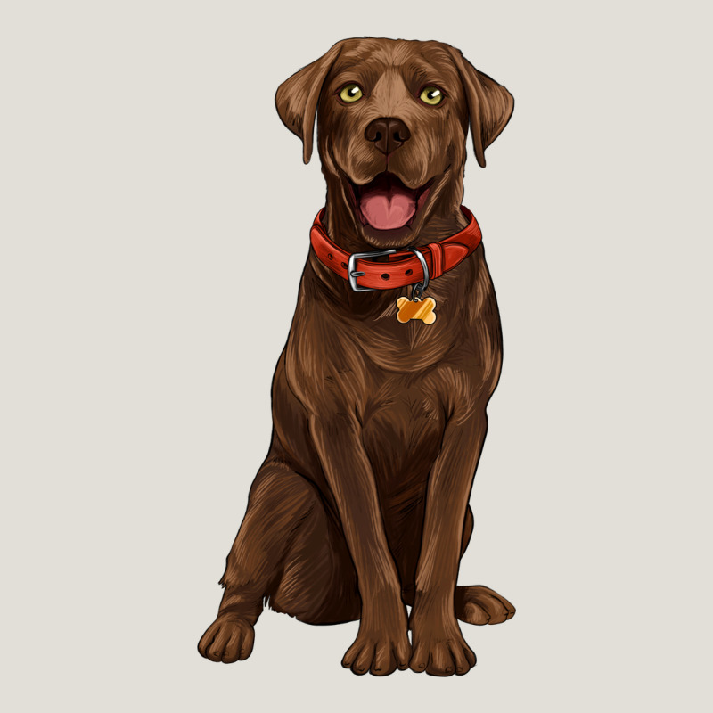 Chocolate Lab Labrador Retriever Heavy Core Tee by Artiststas | Teevron
