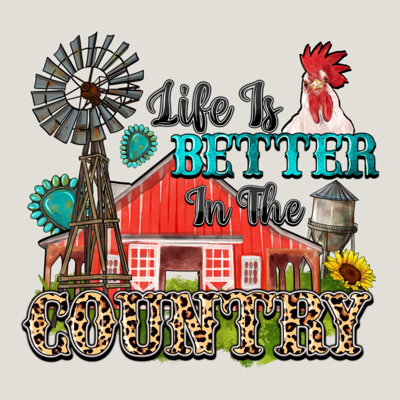 Life Is Better In The Country Heavy Core Tee by Zillion Design Studio | Teevron