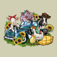 Farm Animals Truck Heavy Core Tee | Teevron