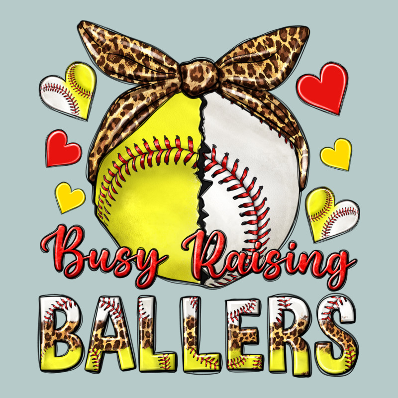Busy Raising Ballers With Baseball And Softball Heavy Core Tee by texasbilliewilder | Teevron