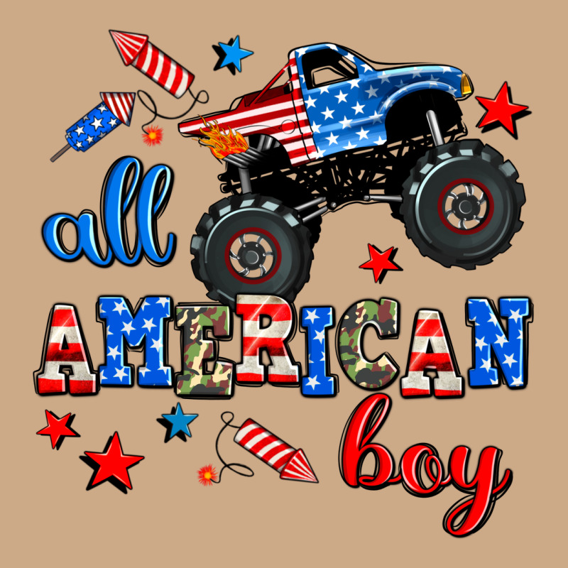 All American Boy  Monsterr Truck Vintage Hoodie by AdoDesignShop | Teevron