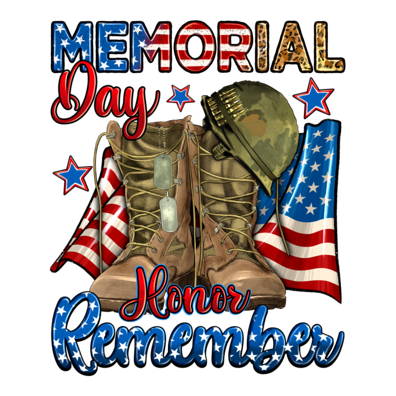 Memorial Day Honor Remember Ladies Tee by RanaPortraitStore | Teevron