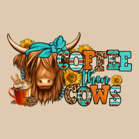 Coffee Then Cows Longhaired Cow Heavyweight Sweatshirt | Teevron