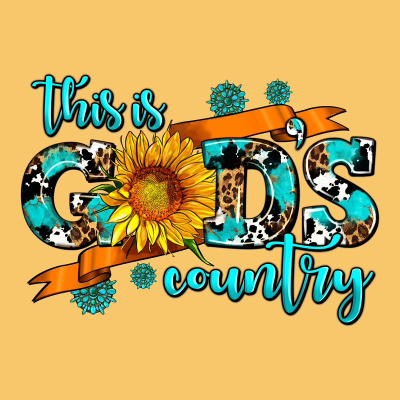 This Is Gods Country Sunflower Vintage Hoodie by AdoDesignShop | Teevron