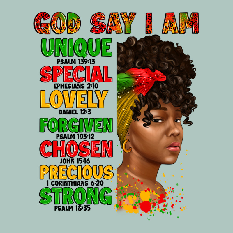 God Say I Am Juneteenth Afro Girl Premium Sweatshirt by Artiststas | Teevron