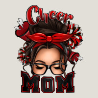 Cheer Mom Messy Bun Heavy Core Tee | Teevron