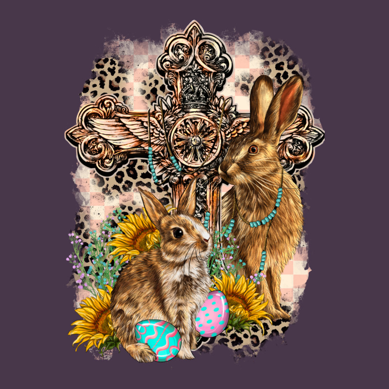 Western Rabbit With Crosses Heavyweight Hoodie by LillyAllenDesigns | Teevron