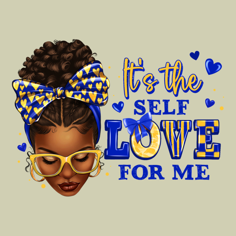Sorority Colors Blue And Gold It's The Self Love F Heavy Core Tee by texasbilliewilder | Teevron
