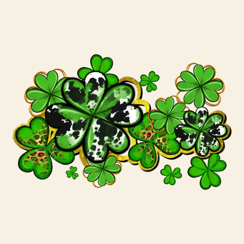 Cowhide And Leopard Shamrocks Vintage Tee by AdoDesignShop | Teevron