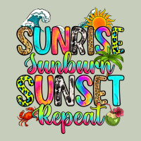 Sunrise Sunburn Sunset Repeat Ladies Tee | Teevron