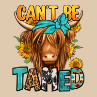 Can't Be Tamed Longhaired Cow Heavyweight Sweatshirt | Teevron