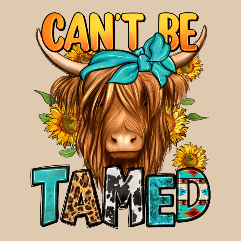 Can't Be Tamed Longhaired Cow Heavyweight Sweatshirt by Jasminsmagicworld | Teevron