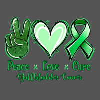 Peace Love Cure Gallbladder Cancer Zipper Hoodie | Teevron