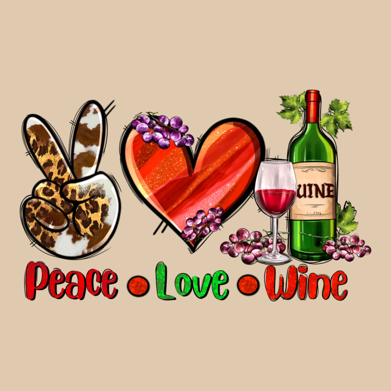 Peace Love Wine Heavyweight Sweatshirt by AdoDesignShop | Teevron