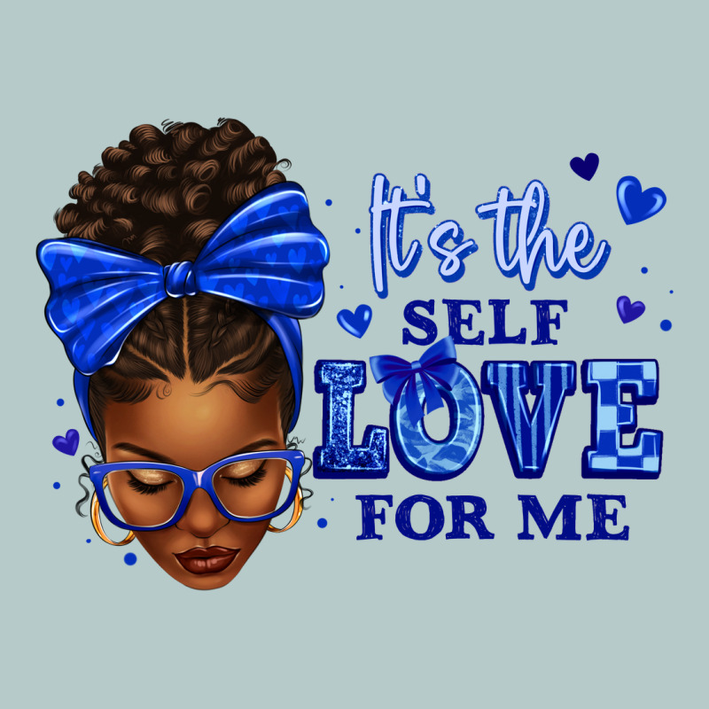 Sorority Colors It's The Self Love For Me Afro Wom Heavy Core Tee by texasbilliewilder | Teevron